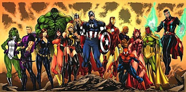 Photo groupe Avengers