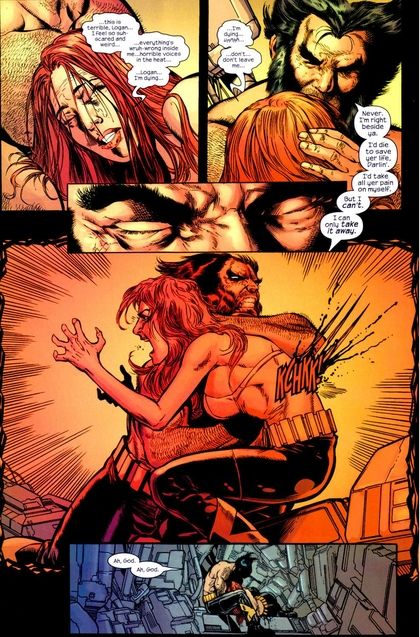Photo Wolverine tue Jean Grey (comics)
