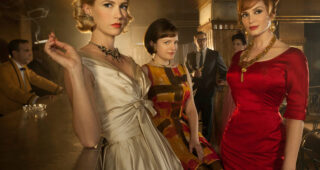 Photo Christina Hendricks, January Jones, Elisabeth Moss