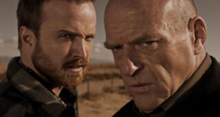 Photo Dean Norris, Aaron Paul