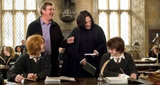 Harry Potter et l'Ordre du Phénix : Photo Tournage Alan Rickman