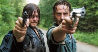 The Walking Dead saison 6 : Photo Andrew Lincoln, Norman Reedus