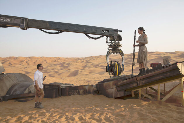 Star Wars on set