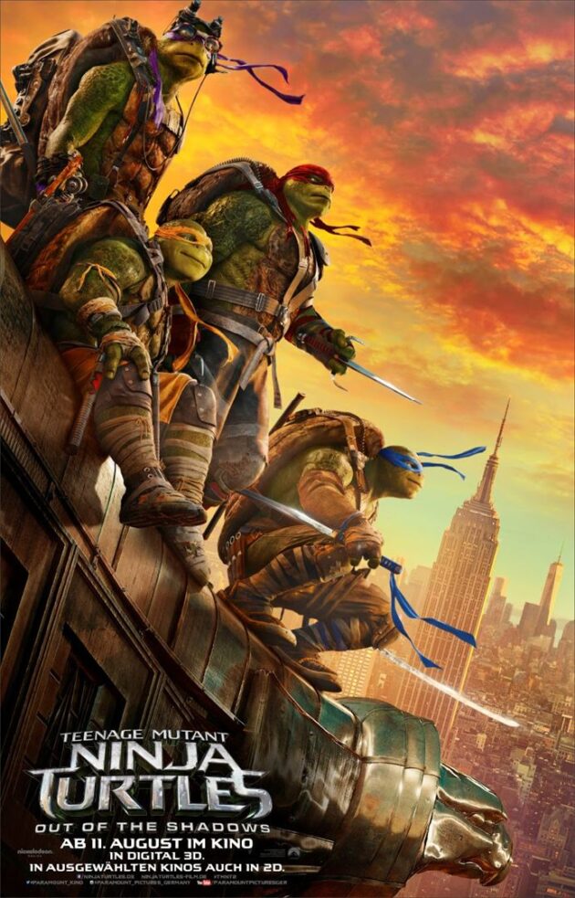 Les Tortues Ninja 2 poster