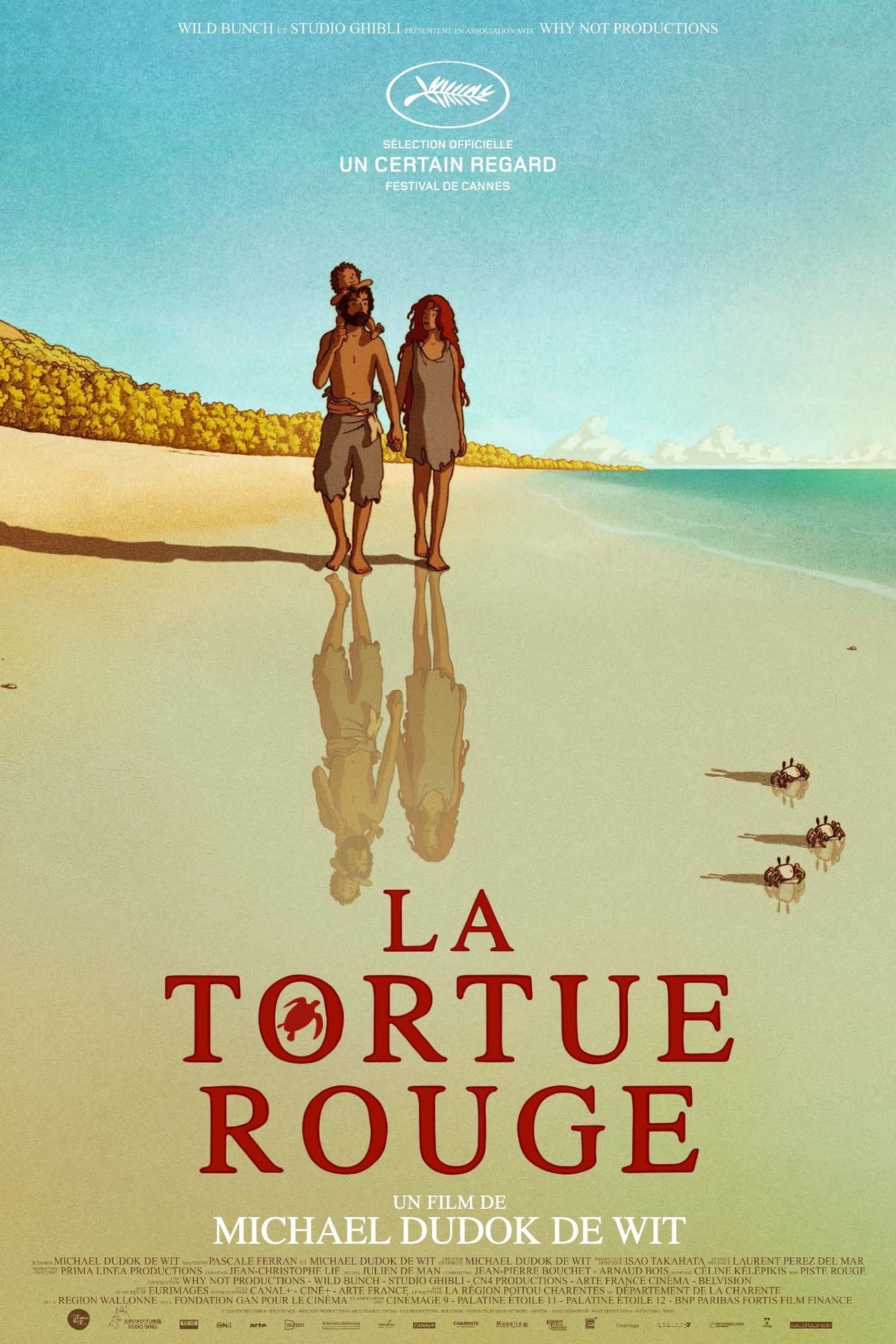 La tortue rouge : Affiche officielle