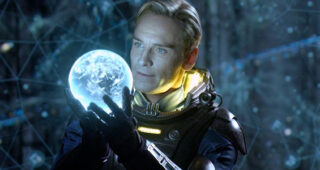 Prometheus : Photo Michael Fassbender