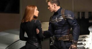 Captain America Civil War : Photo Chris Evans, Scarlett Johansson