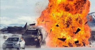 Fast & Furious 8 : making of explosion Islande