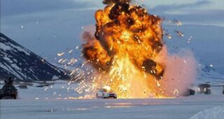 Fast & Furious 8 : making of explosion Islande
