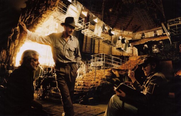 George Lucas Steven Spielberg Harrison Ford