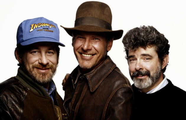 George Lucas Steven Spielberg Harrison Ford