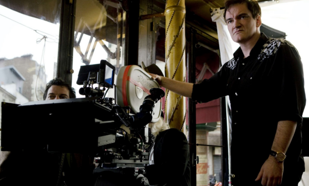 Quentin Tarantino : On set