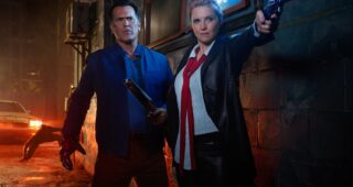 Ash vs Evil Dead : Photo Bruce Campbell, Lucy Lawless