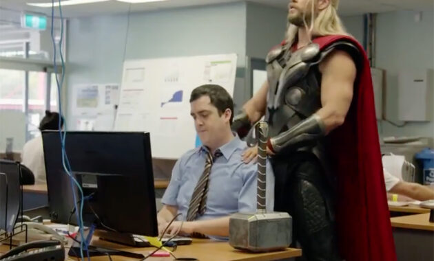 Captain America Civil War : Photo Team Thor