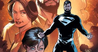 Justice League : Photo Justice League Superman Black Suit