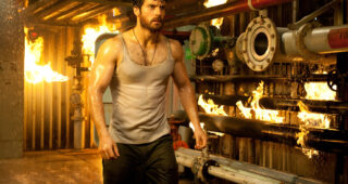 Man of steel : Photo Henry Cavill