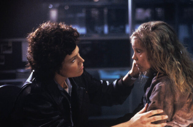 Photo Sigourney Weaver, Carrie Henn