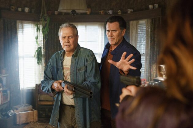 Photo Bruce Campbell, Lee Majors