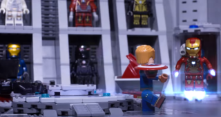 Captain America : Civil War : parodie lego