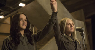 Hunger Games : La révolte - 1ère partie : Photo Jennifer Lawrence, Julianne Moore