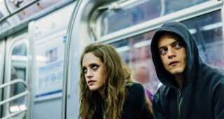 Mr. Robot saison 2 : Photo Rami Malek, Carly Chaikin