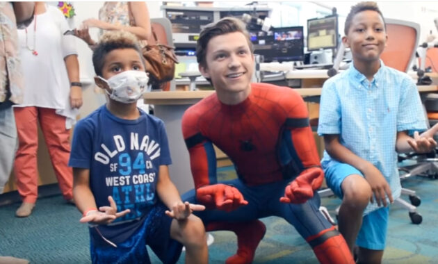 Spider-Man : Homecoming : Photo Tom Holland Hopital