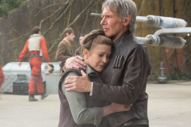 Photo Harrison Ford, Carrie Fisher