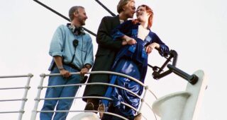 Titanic : Photo James Cameron, Kate Winslet, Leonardo DiCaprio
