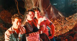 Evil dead 2 : Photo Sam Raimi, Bruce Campbell