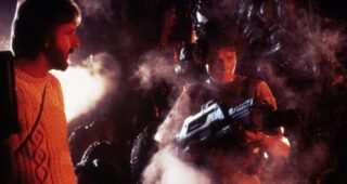 Aliens - Le retour : Photo Sigourney Weaver, James Cameron