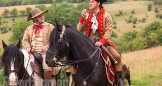La Belle et la Bête : Photo Luke Evans Josh Gad