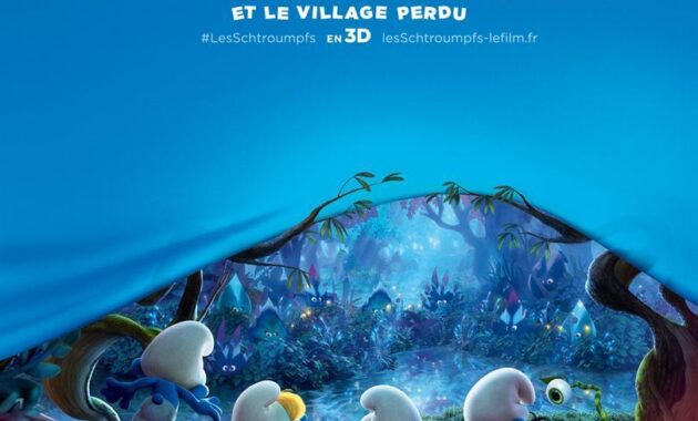 Les Schtroumpfs et le Village perdu : Affiche officielle