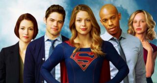 Supergirl : Photo Chyler Leigh, Jeremy Jordan, Melissa Benoist, Mehcad Brooks, Calista Flockhart