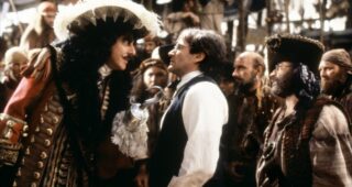 Hook ou la revanche du Capitaine Crochet : Photo Dustin Hoffman, Robin Williams