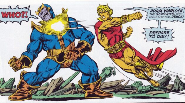 Photo Thanos, Adam Warlock (comics)