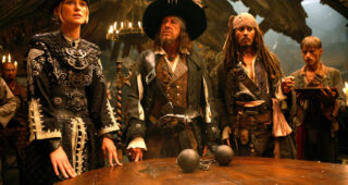 Pirates des Caraïbes : Jusqu'au bout du monde : Photo Johnny Depp, Keira Knightley, Geoffrey Rush