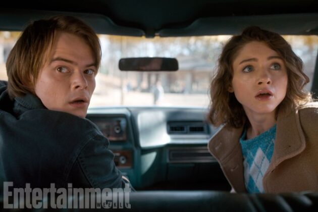 Photo Natalia Dyer, Charlie Heaton
