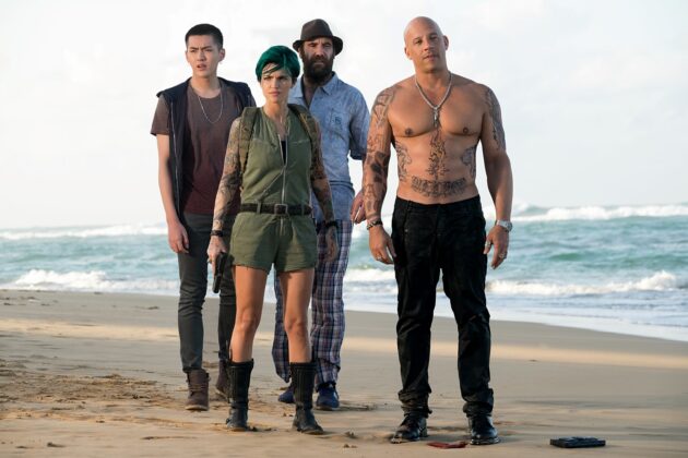 Photo Rory McCann, Ruby Rose, Vin Diesel