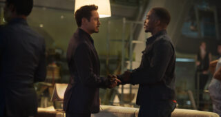 Avengers : l'Ère d'Ultron : Photo Anthony Mackie, Robert Downey Jr.