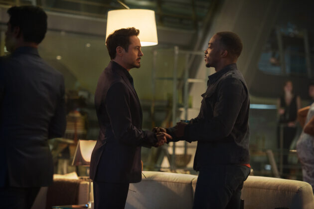 Photo Anthony Mackie, Robert Downey Jr.