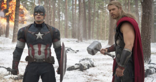 Avengers : l'Ère d'Ultron : Photo Chris Hemsworth, Chris Evans