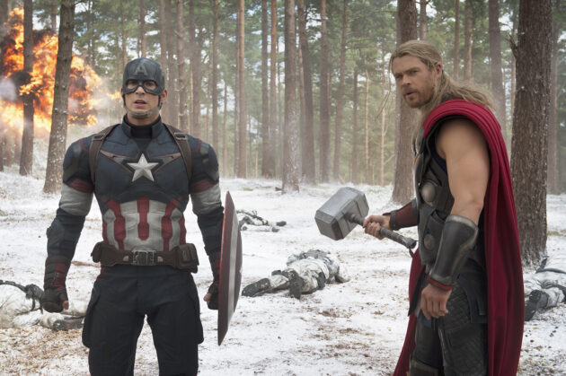 Avengers : l'Ère d'Ultron : Photo Chris Hemsworth, Chris Evans