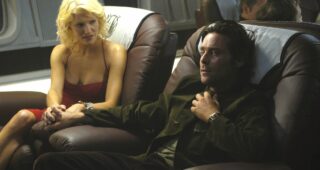 Battlestar Galactica : Photo Tricia Helfer, James Callis