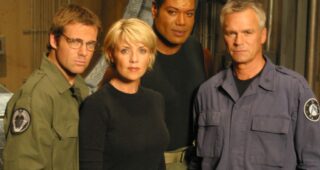 Stargate SG-1 : Photo Christopher Judge, Richard Dean Anderson, Amanda Tapping, Michael Shanks