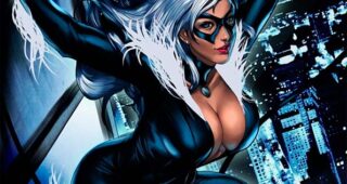 Silver & Black : Photo Black Cat