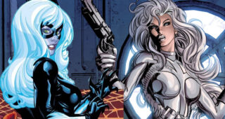 Photo Black Cat & Silver Sable