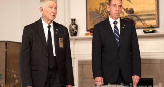 Twin Peaks saison 3 : Photo David Lynch, Miguel Ferrer