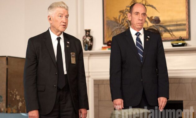 Twin Peaks saison 3 : Photo David Lynch, Miguel Ferrer