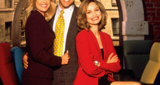 Ally McBeal : Photo Gil Bellows, Calista Flockhart
