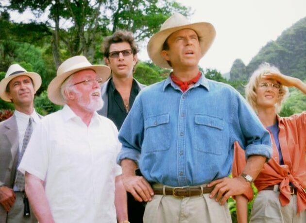 Photo Laura Dern, Sam Neill, Jeff Goldblum, Richard Attenborough